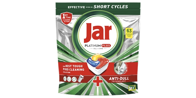 Jar Platinum Plus kapsle na mytí nádobí 63ks                                                                                                                                                                                                              